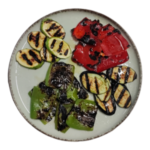 Salade with grilled vegetables